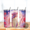 Celestial fairy-themed tumbler. Beautiful angel wings design. 20 oz fantasy fairy drinkware. Customized by Tammi Oribello Designs